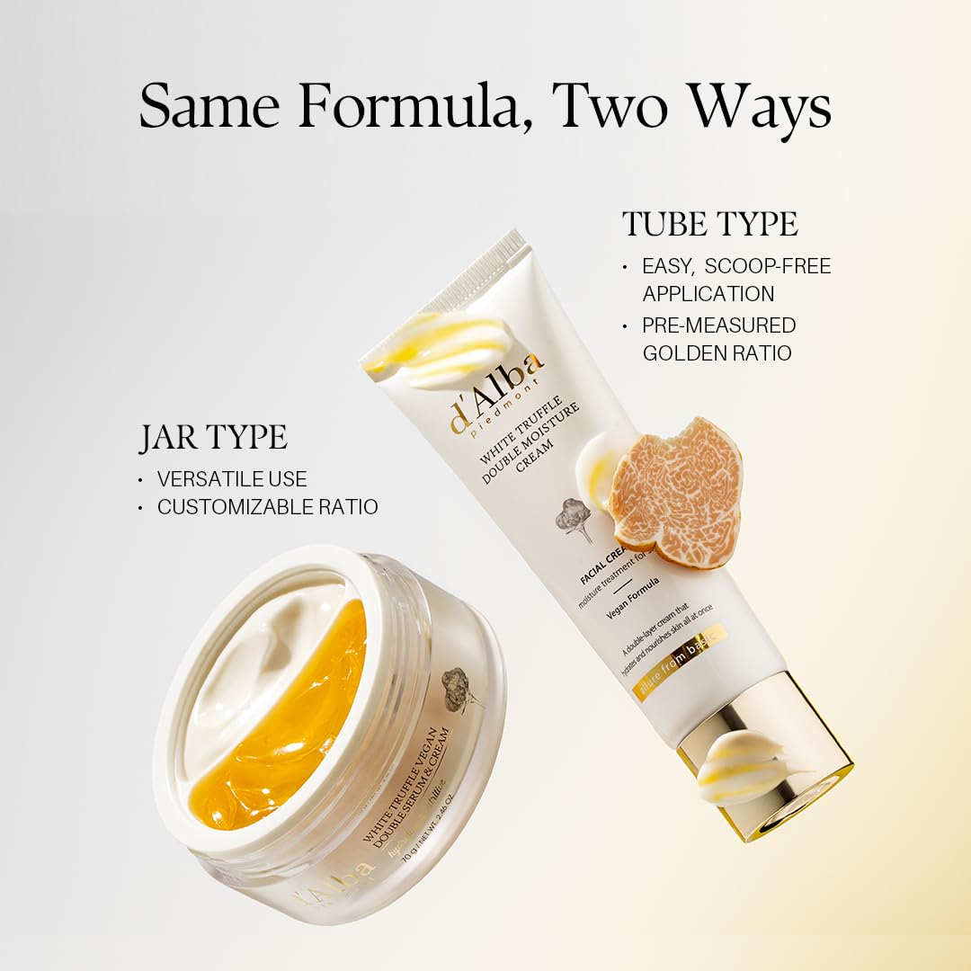d'alba Piedmont application on hand displaying quick absorption and dewy result