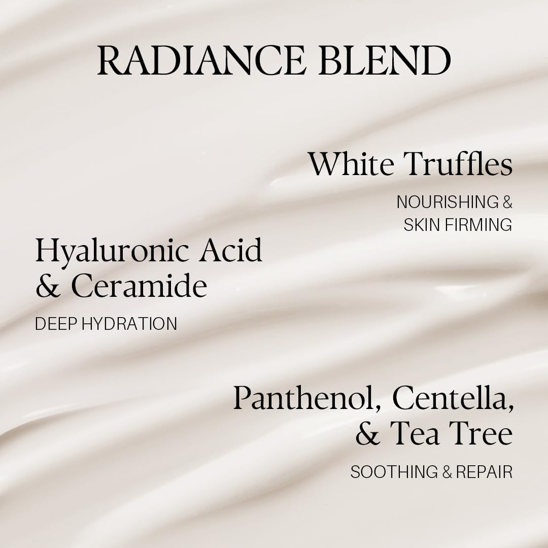 d'alba Piedmont application on model cheek creating hydrated finish