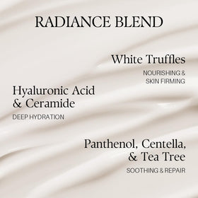 d'alba Piedmont application on model cheek creating hydrated finish