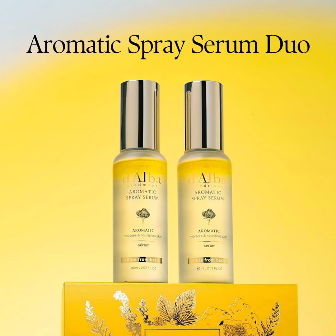 d'alba Piedmont Aromatic Spray Serum nozzle close-up for precise, refreshing application