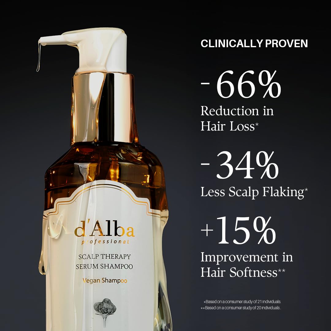 d'alba Piedmont back label view listing mild pH and vegan certification