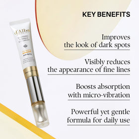 d'alba Piedmont cream beside white truffle and collagen water bottles