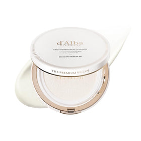 d'alba Piedmont compact front view showing sleek travel-friendly SPF shield