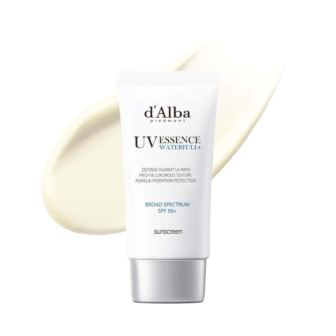 d'alba Piedmont front packaging showing SPF 50+ protection and glow