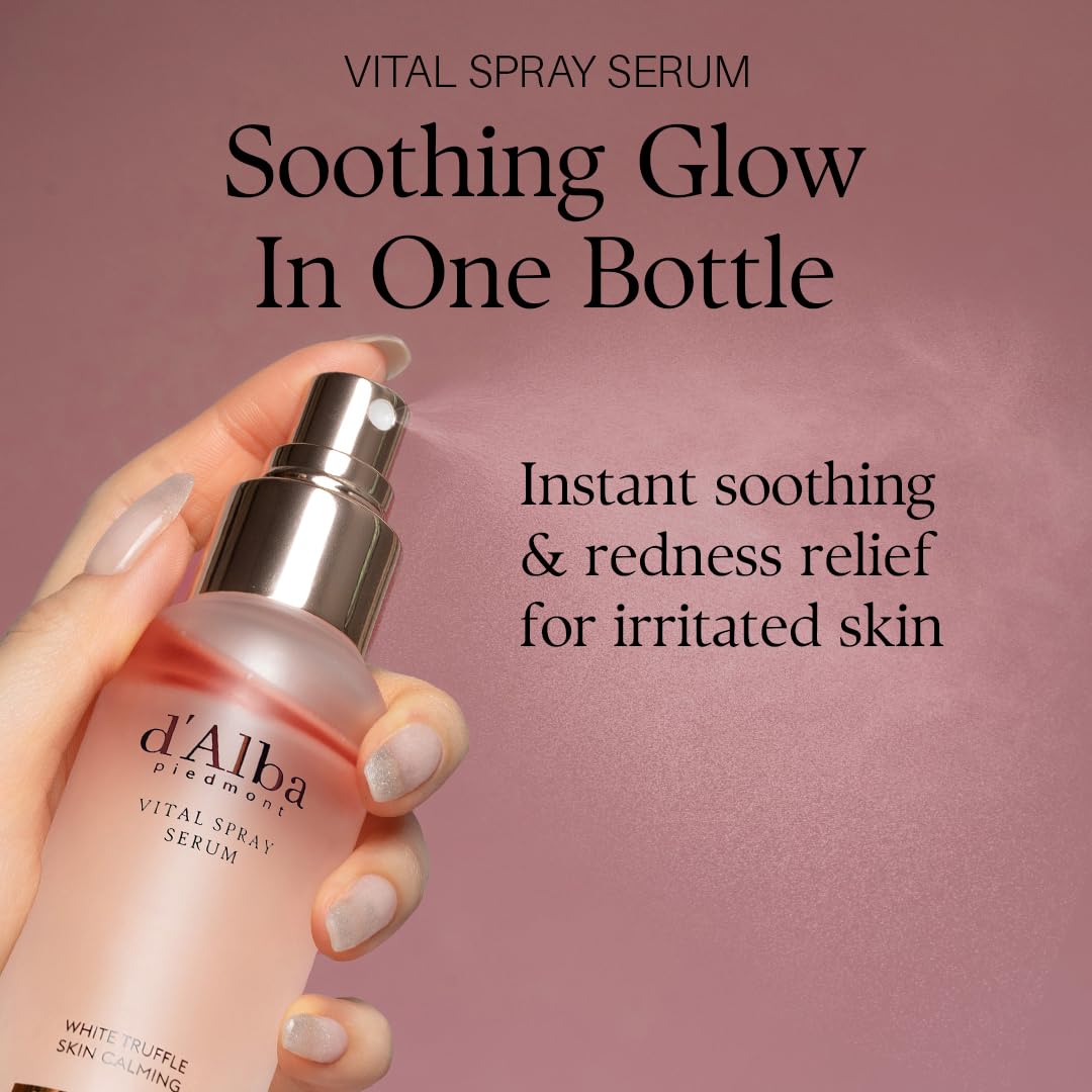 d'alba Piedmont hands application mist hydrating palms and cuticles quickly