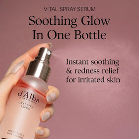 d'alba Piedmont hands application mist hydrating palms and cuticles quickly