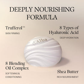 d'alba Piedmont ingredient detail with white truffle emphasis highlighting antioxidant-rich skincare benefit