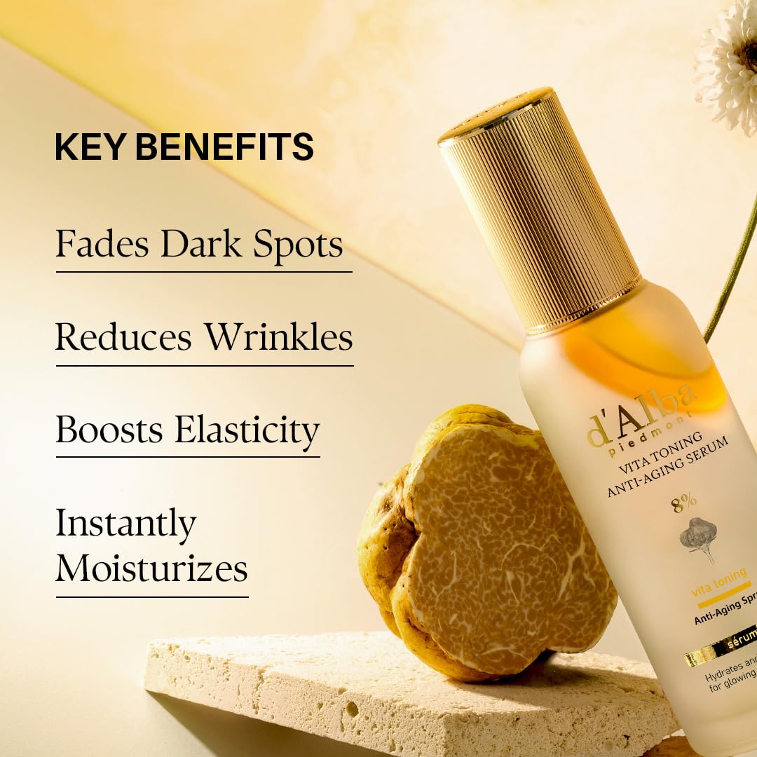 d'alba Piedmont product label showing Truvita blend ingredients and clarity