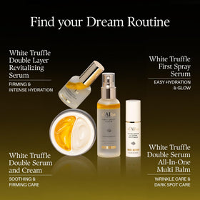 d'alba Piedmont placed on bathroom shelf in lifestyle scene benefit: daily routine addition