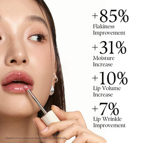 d'alba Piedmont worn by model showing luminous fuller-looking lips