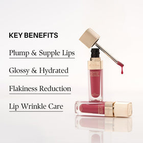 d'alba Piedmont Ruby Rose swatch on hand showing natural rosy tint