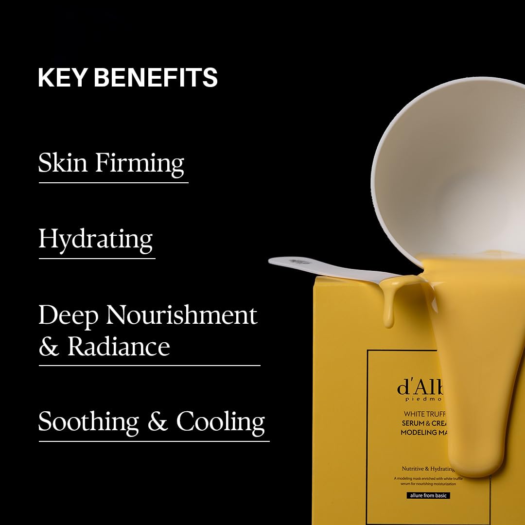 d'alba Piedmont mask application in use demonstrating easy at-home spa ritual