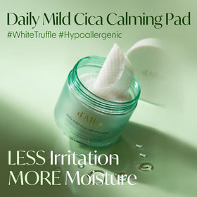 d'alba Piedmont pad close-up texture highlighting soft vegan fabric and gentle application benefit