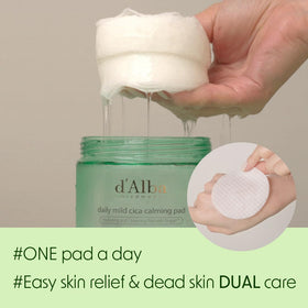 d'alba Piedmont pad in hand scale comparison showing convenient size and travel-friendly benefit