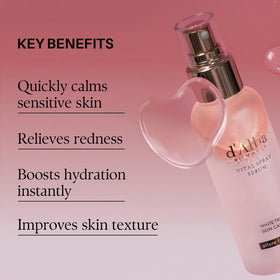 d'alba Piedmont red flower oil ingredient soothing irritated-feeling skin