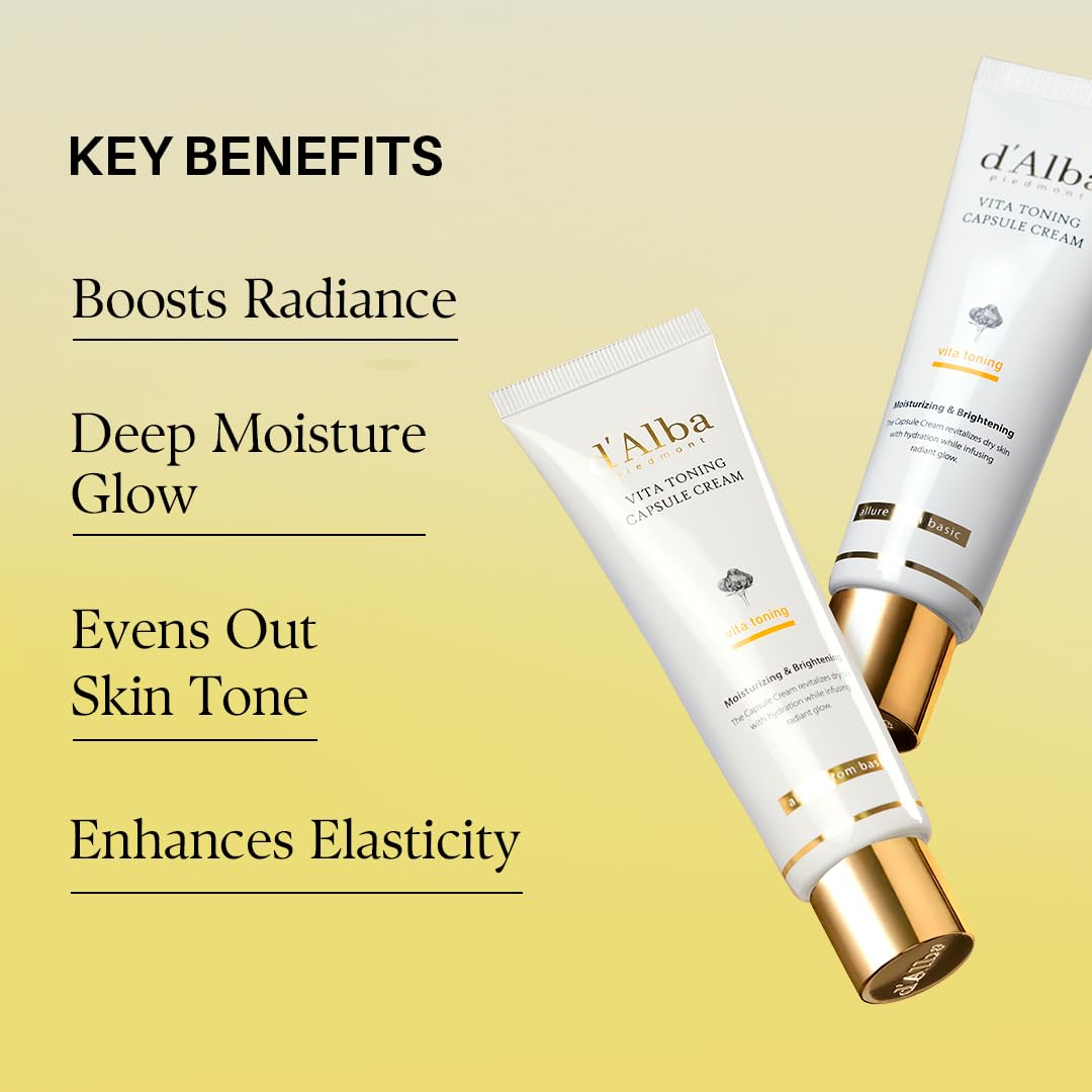 d'alba Piedmont ingredient flatlay highlighting botanical extracts and clarity benefit