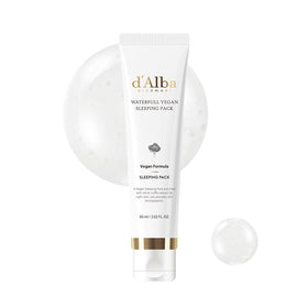 d'alba Piedmont front tube view showing compact travel-friendly packaging and hydration benefit