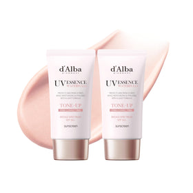 d'alba Piedmont front packaging showing two bottles and SPF benefit