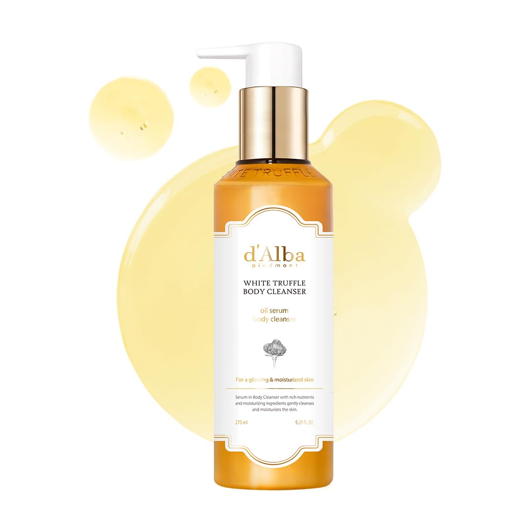 d'alba Piedmont front bottle view showing elegant packaging and calming benefit