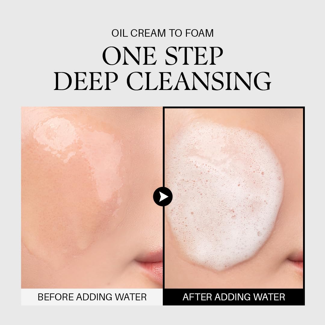 d'alba Piedmont close-up texture converting from cream to oil for easy removal