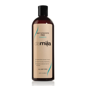damila front packaging showing 16.9 fl oz bottle and clear benefit