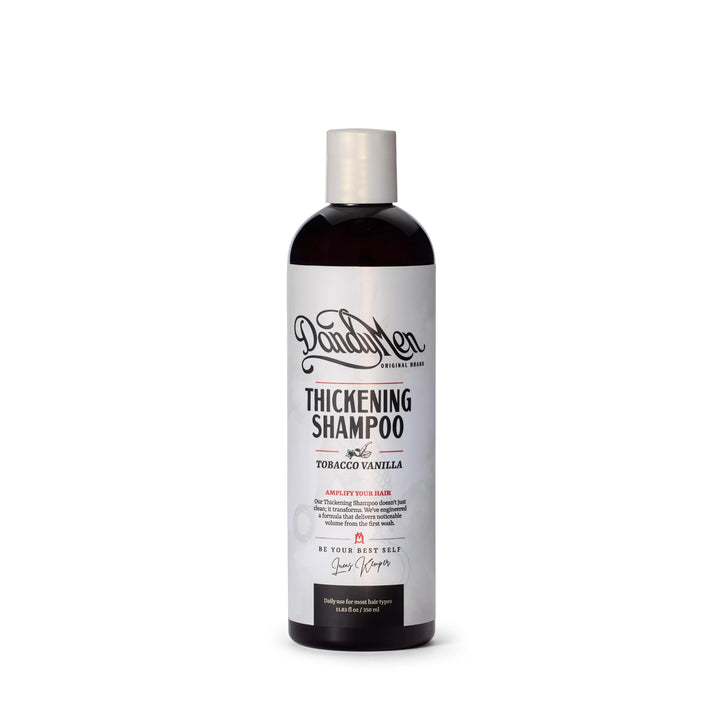 DandyMen front bottle view showing clean packaging and size benefit