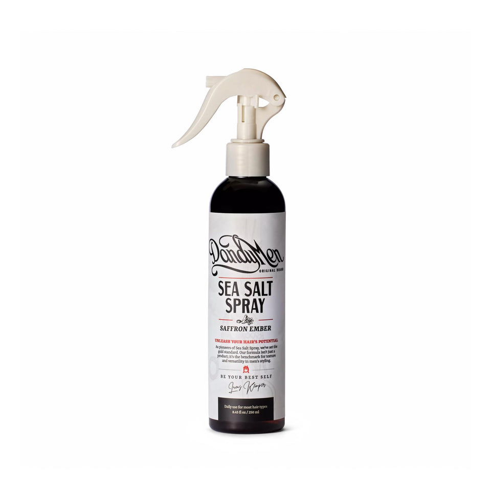 DandyMen front packaging bottle showing product and scent benefits