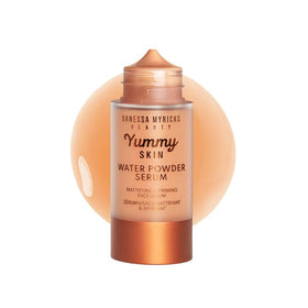 Danessa Myricks serum texture pouring to powder transforming surface and controlling shine