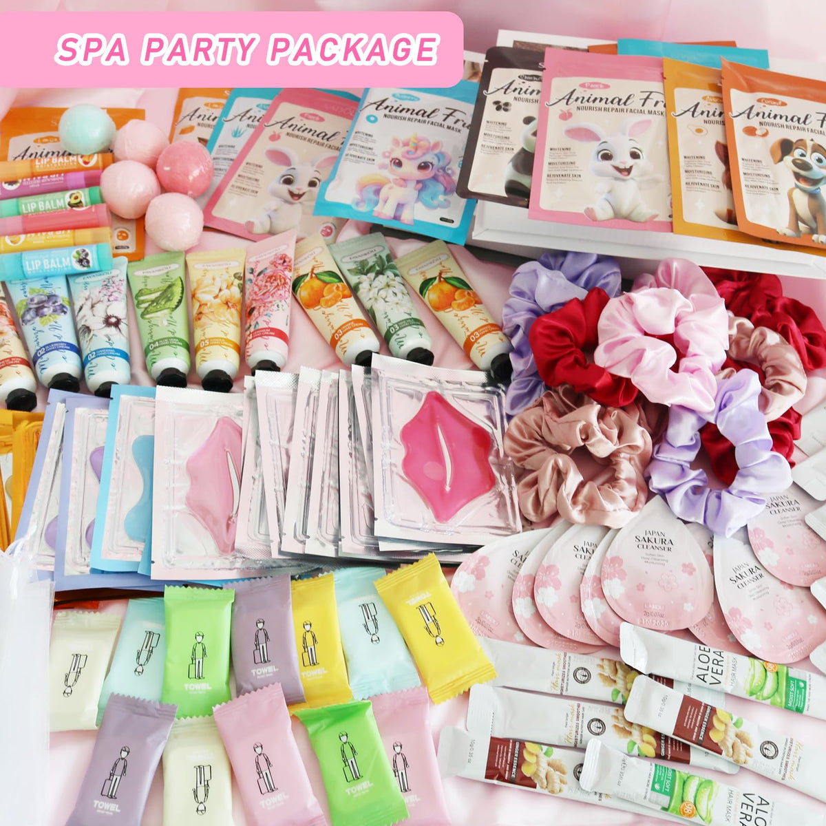 DANGSHAN assortment flatlay demonstrating variety and easy party setup