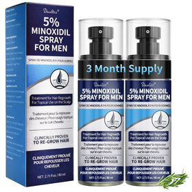 Danliss front packaging showing 5% minoxidil and biotin benefits