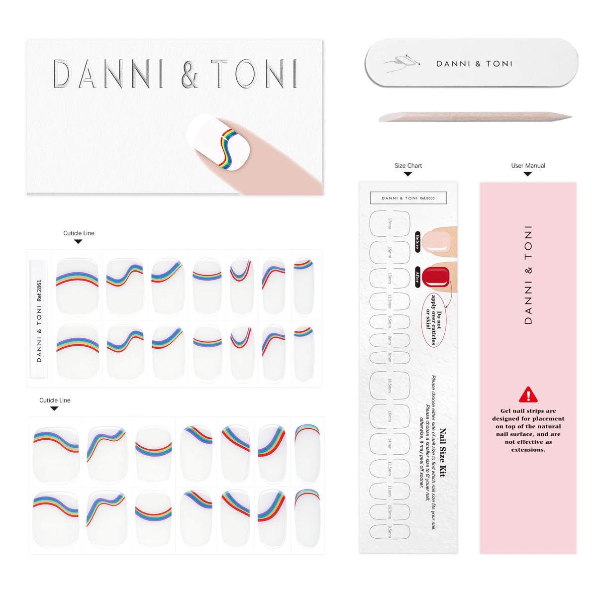 DANNI & TONI close-up of gel texture and integrated shine for salon finish