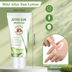 Dansib close-up of lotion texture highlighting aloe hydration benefit