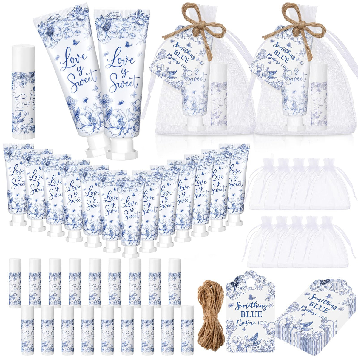 Dansib front packaging showing blue floral set and neat presentation, ideal for gifting