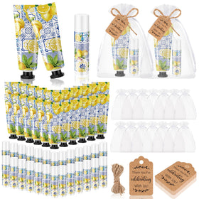 Dansib front packaging showing lemon design and complete favor set benefit gifting