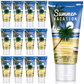 Dansib front packaging showing twelve 1oz SPF 30 tubes and clear labeling, travel-ready protection