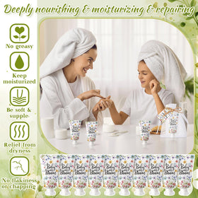Dansib hand cream applied on hands showing quick-absorbing moisturizing benefit