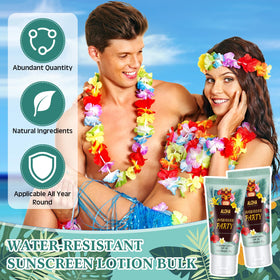 Dansib mini sunscreen in favor bag demonstrating party-ready presentation