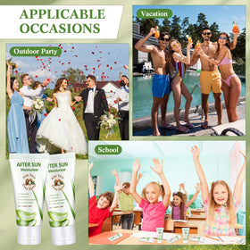 Dansib mini lotions arranged as party giveaways showing bulk set ideal for events