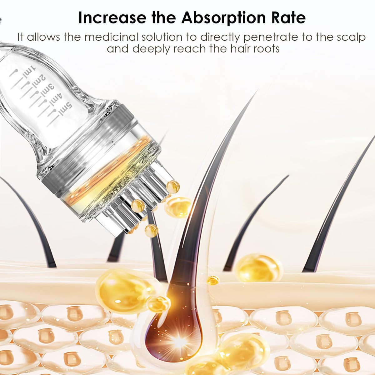 DAPENG applicator held in hand demonstrating ergonomic squeeze control for easy use