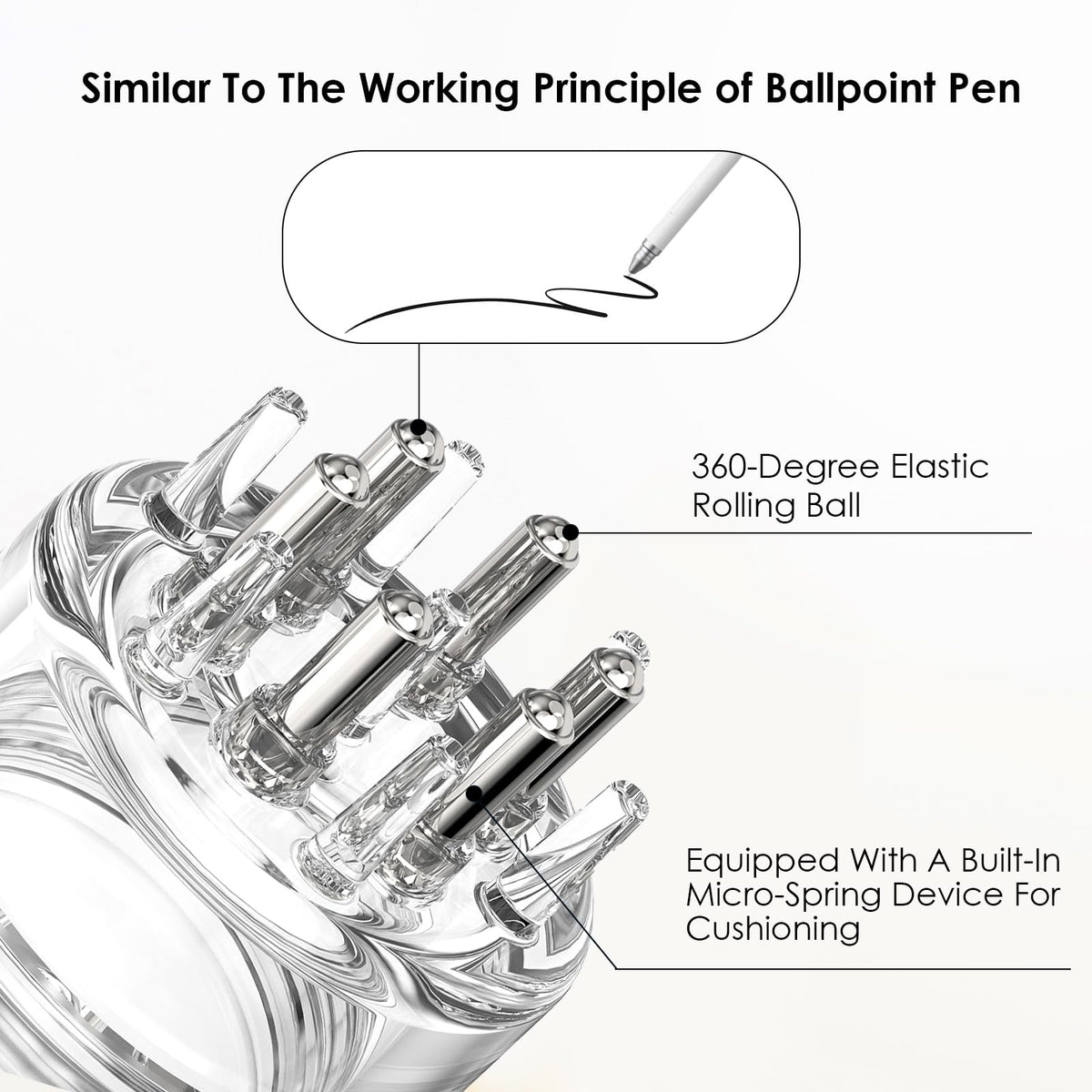 DAPENG close-up of precision tip demonstrating accurate scalp placement