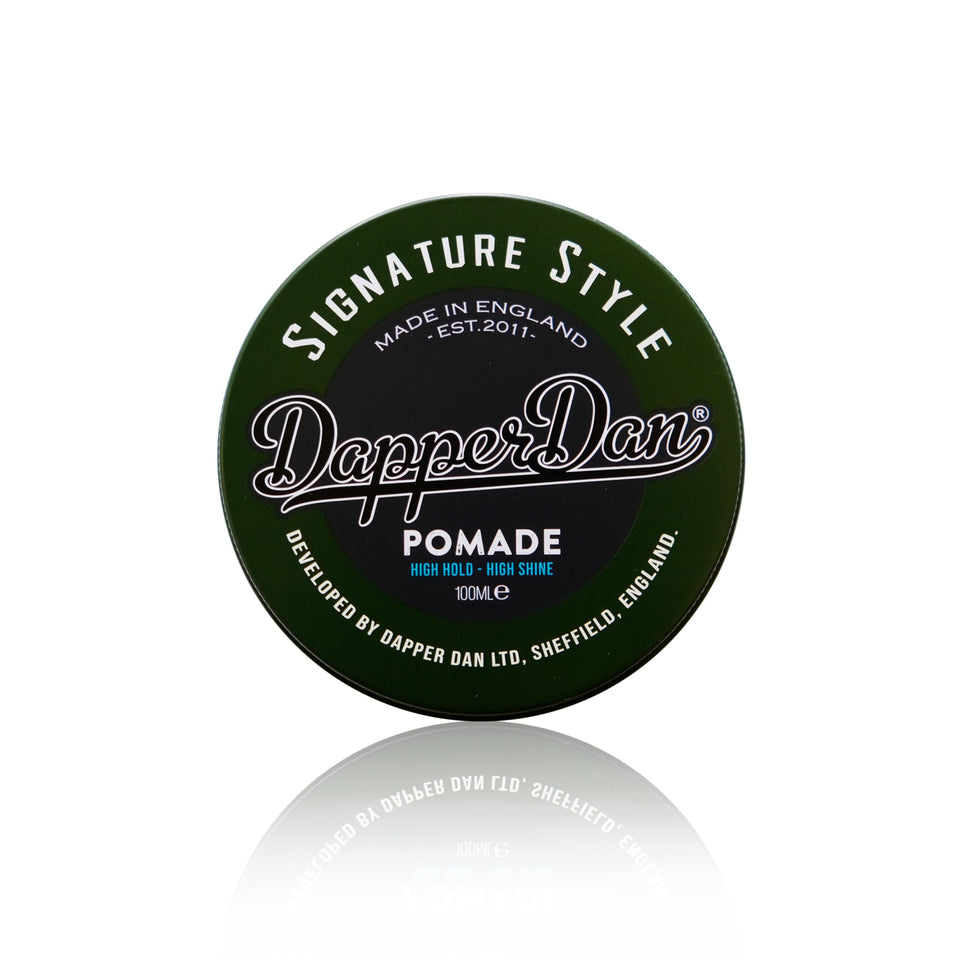 Dapper Dan front jar view showing label and 100ml size with premium appeal