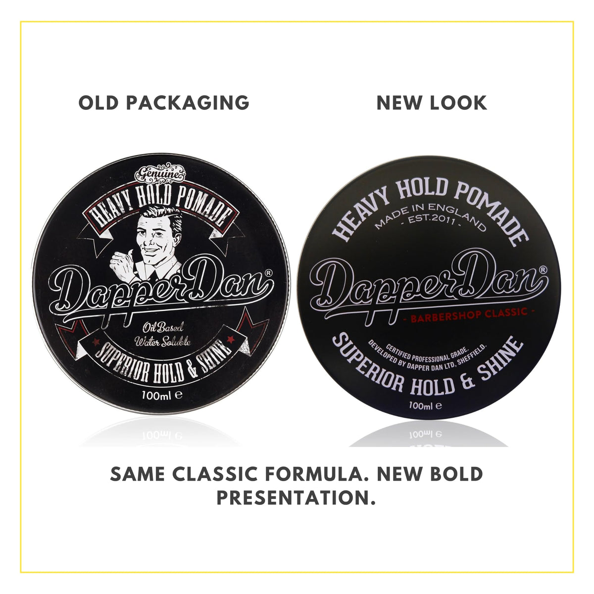 Dapper Dan styled hair example demonstrating glossy finish and lasting control benefit