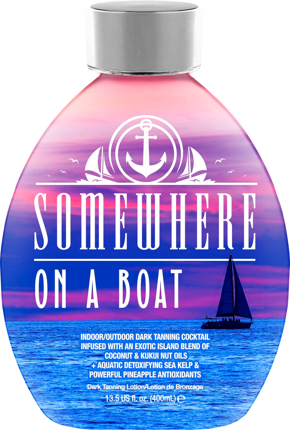 DARK TANS EXCLUSIVE front bottle view showing product branding and size benefit