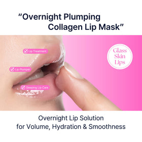 DaseuL’ applying mask to lips to demonstrate comfortable overnight coverage and adherence