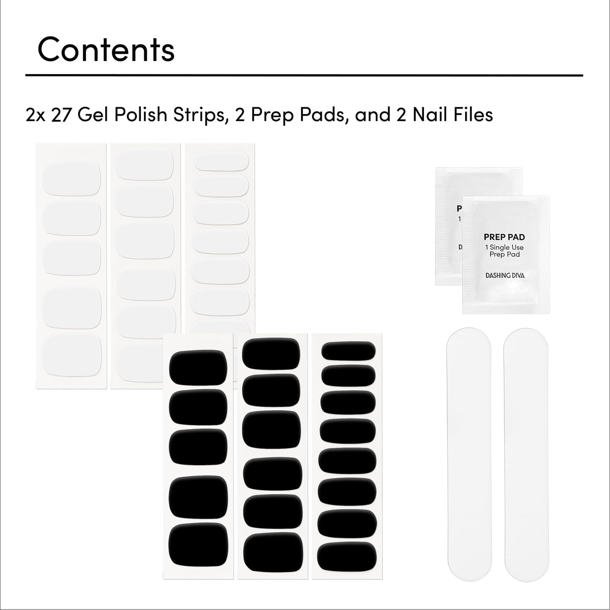 Dashing Diva demo pressing and filing strips for quick application