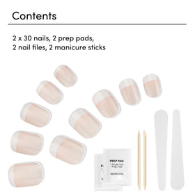 Dashing Diva application tools included prep pad file and manicure stick for easy use