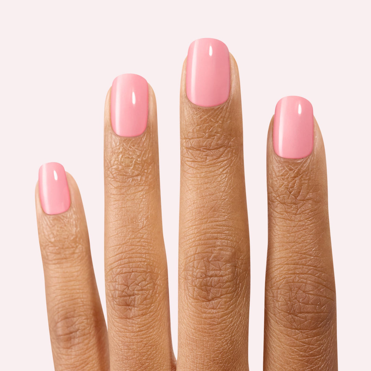 Dashing Diva applied on natural nails displaying long-lasting glossy finish