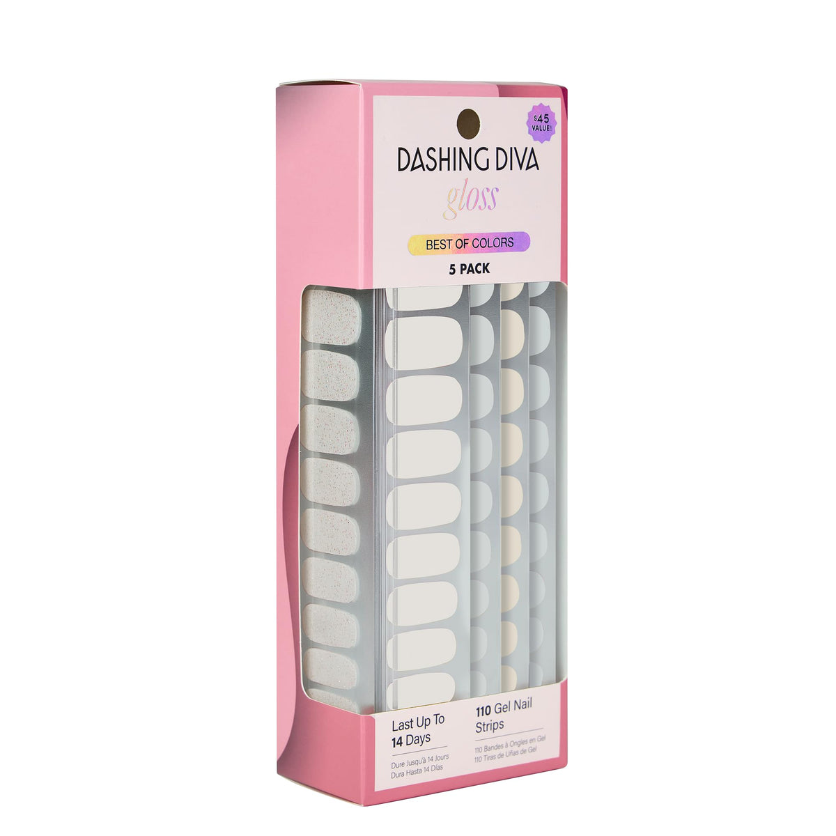 Dashing Diva front packaging showing kit contents and glossy finish benefits