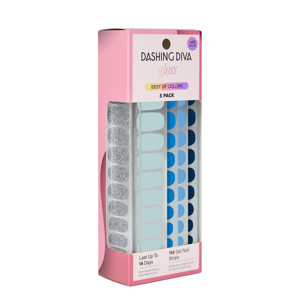 Dashing Diva front packaging showing kit contents and benefits