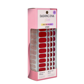 Dashing Diva front packaging showing Best of Reds kit and glossy finish benefit